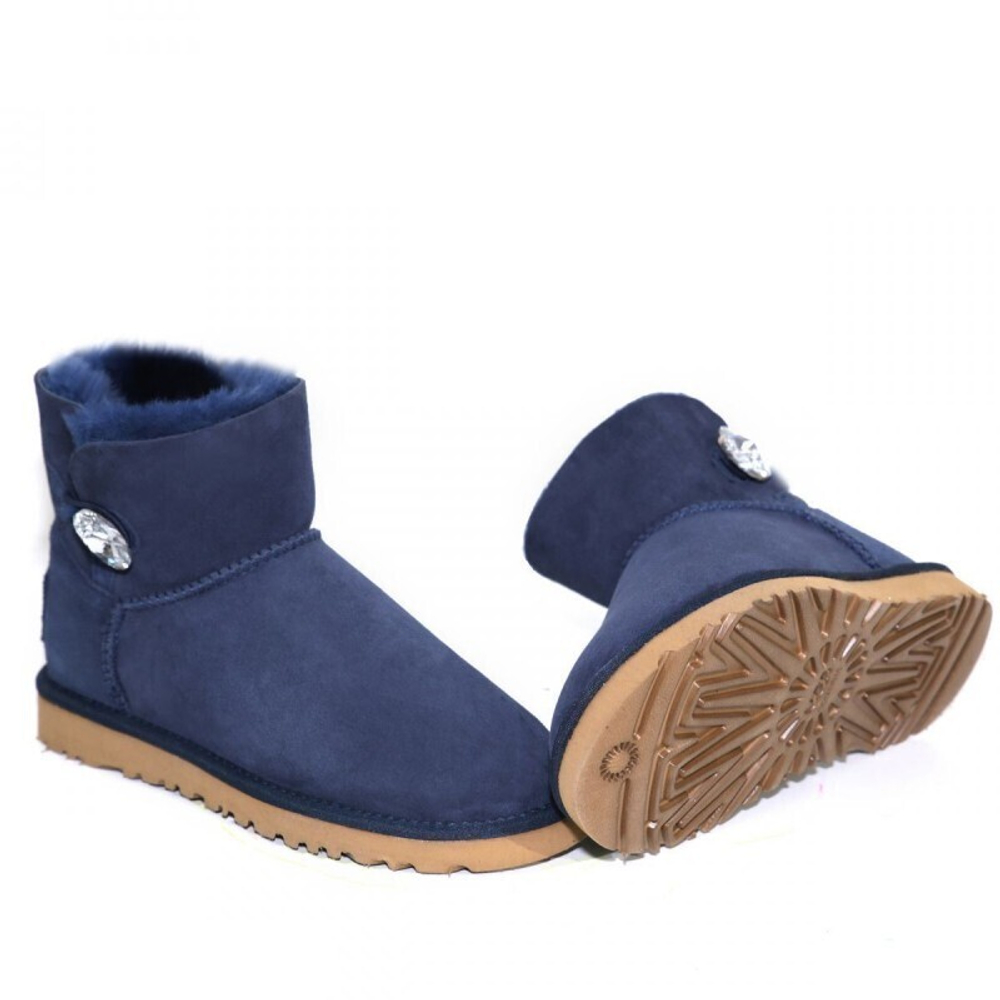 Угги Mini Bailey Button Bling Navy