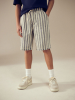 Шорты джинсовые для мальчика Next AC5-645, Молочный, Синий