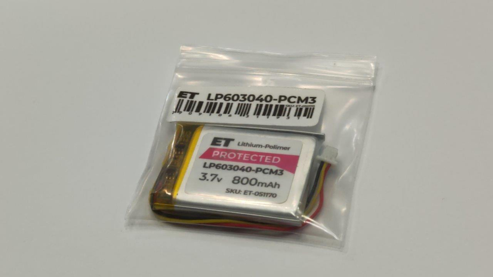 Аккумулятор ET LP603040-PCM3