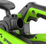 Ленточная шлифовальная машина аккумуляторная GREENWORKS G24BS 24V, АКБ 2Ач и ЗУ 3100607CUA