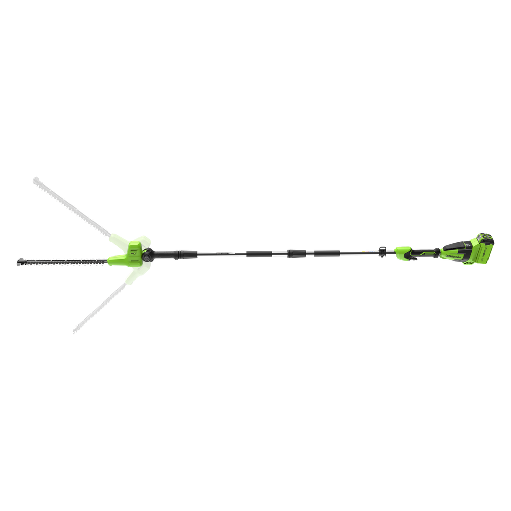 Кусторез штанговый аккумуляторный Greenworks G40PH511, 40V, 51см, без АКБ и ЗУ (2302007).
