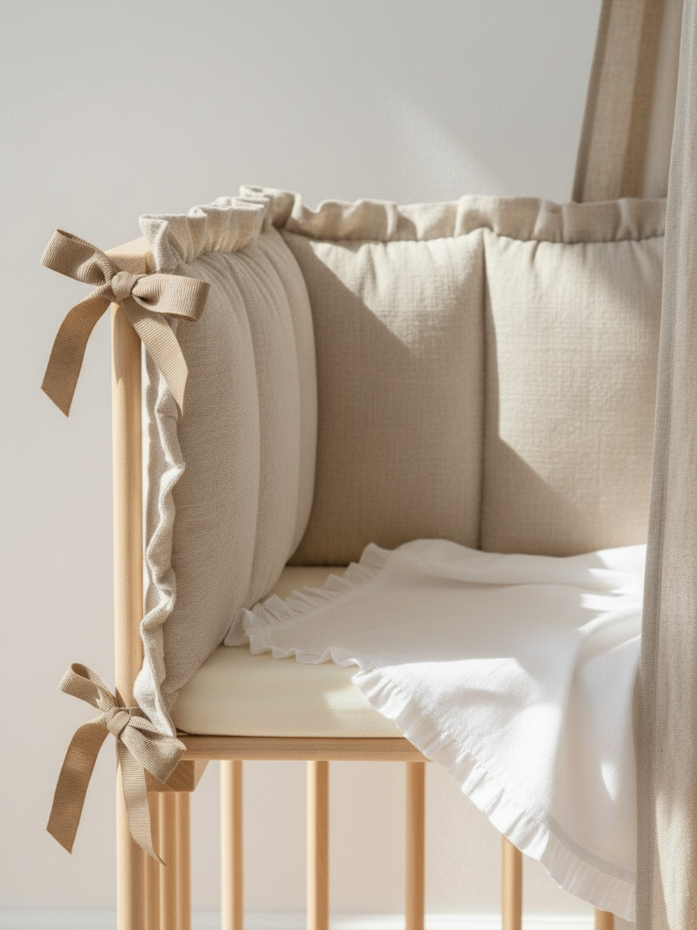 Бортик плоский с рюшами