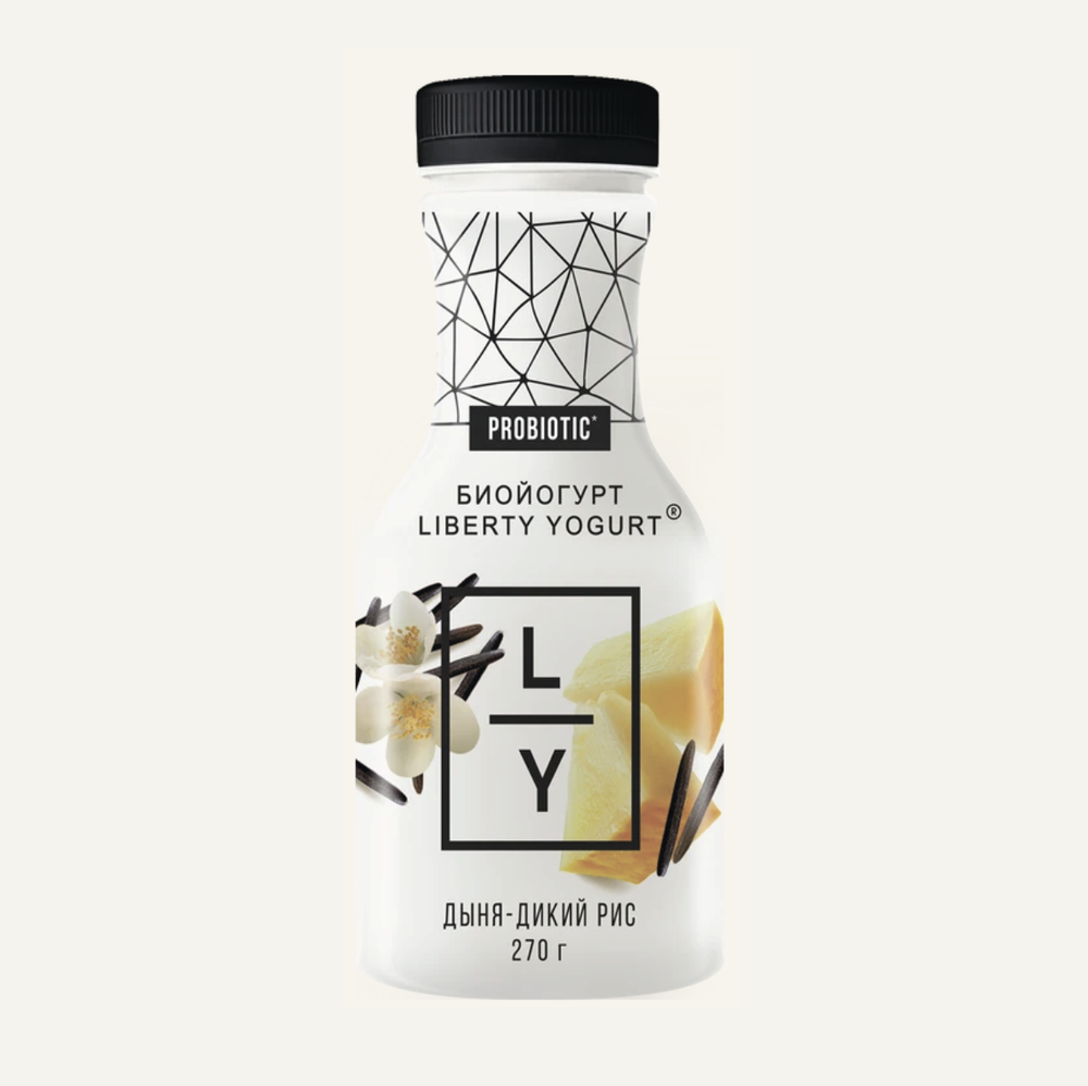 Биойогурт питьевой LIBERTY YOGURT, обогащенный лактобактериями L.casei