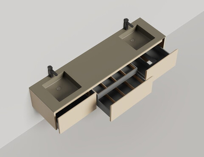 Тумба со столешницей Salini DOMINO 27D120DIN