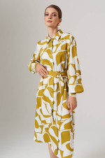 51636 Платье женское (оливковый принт)