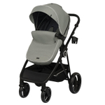 Детская коляска трансформер Indigo Shuttle 3 в 1 оливковый-серый