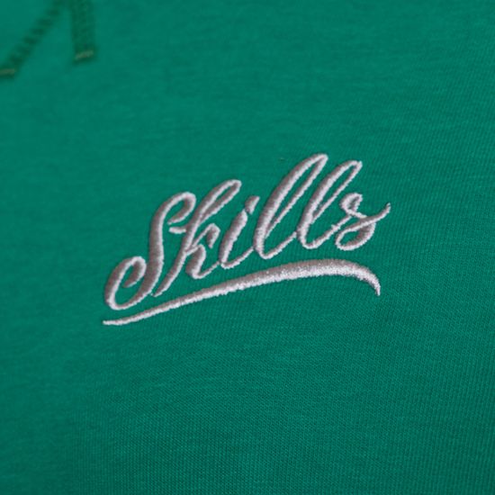 Толстовка SKILLS W Script Logo 3V Crewneck Green/Grey Melange