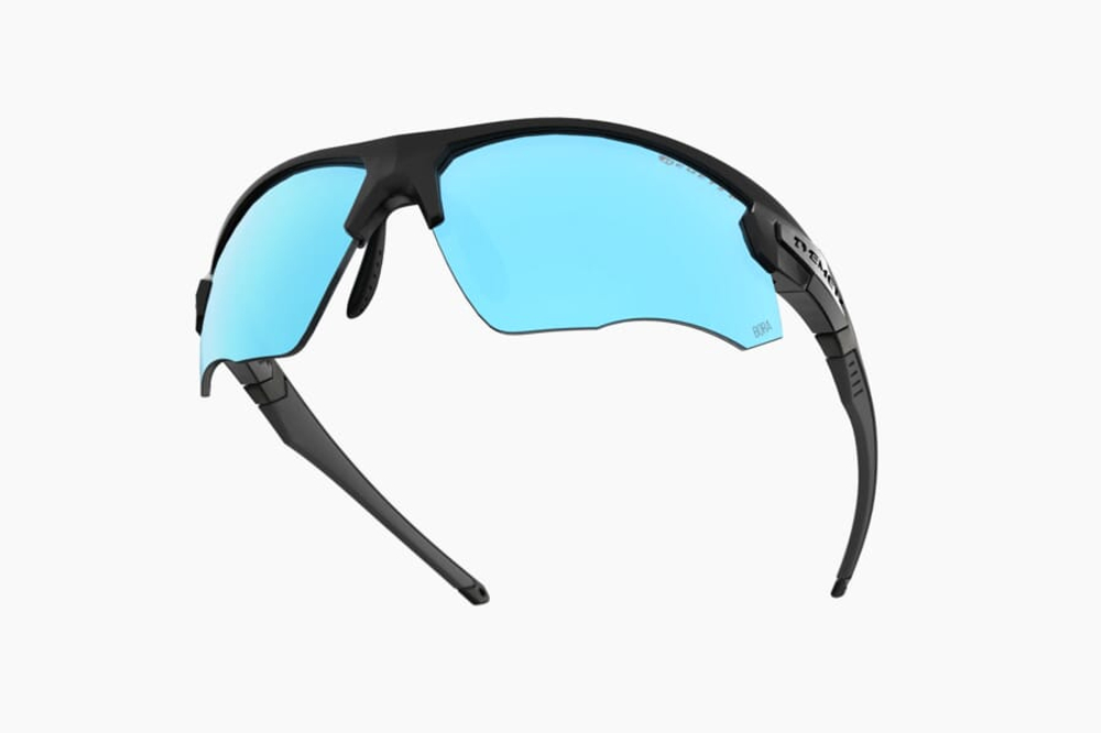 Спортивные очки Demetz Pulsa 2 / Mat Black Brown Polarized With Ice Blue Mirror Cat.3