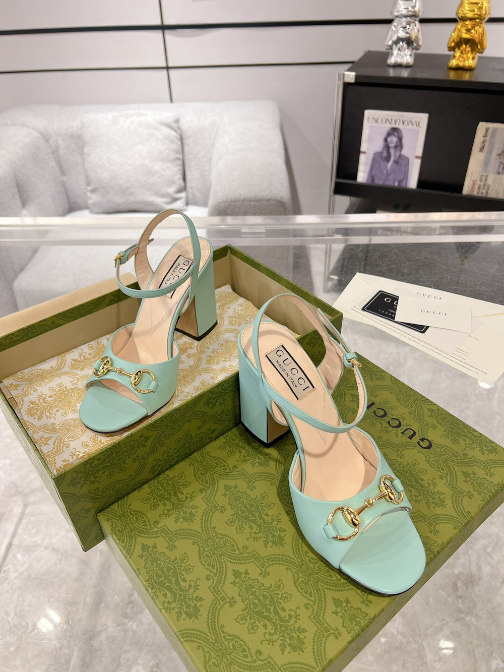 Gucci Horsebit Sandal 9.5 cm
