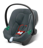 Коляска 3 в 1 Cybex Priam IV Rosegold complete и автокресло Aton B2 i-Size Steel Grey Cozy Beige