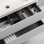 Тумба подвесная Sancos Snob T, Bianco 995х445х500, под столешницу с отверстием под смеситель, цвет Kreman