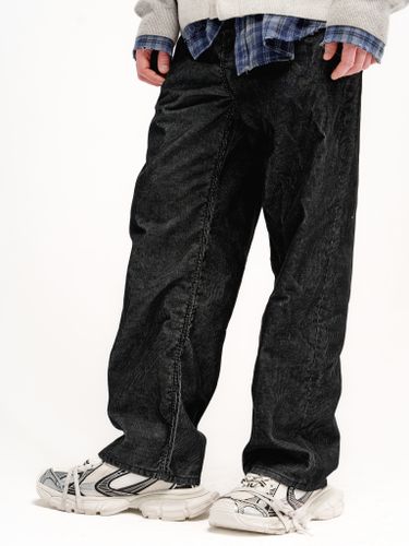 Черные джинсы Laine из микровельвета