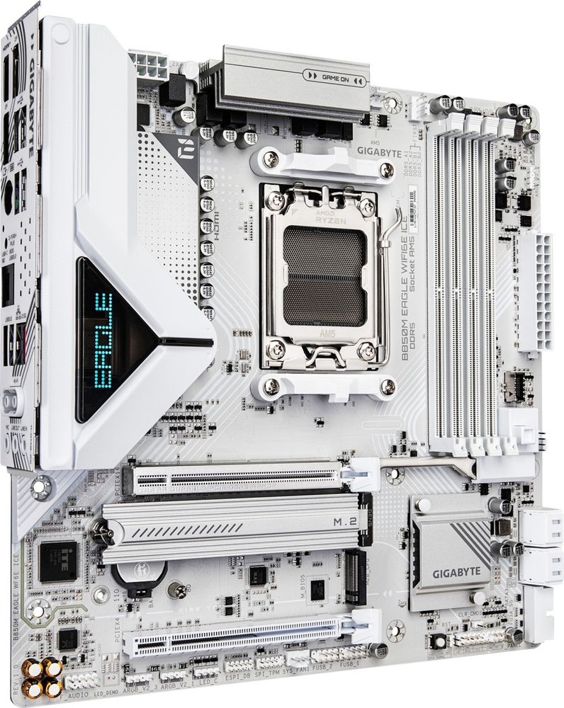 МАТЕРИНСКАЯ ПЛАТА GIGABYTE B850M EAGLE WIFI6E ICE