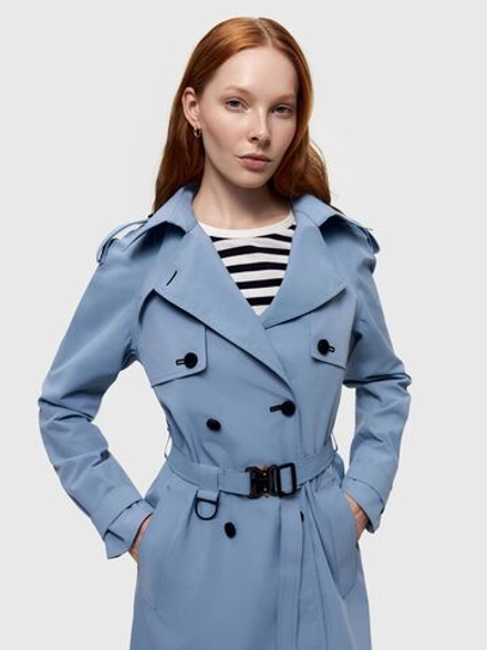 Женский тренч ИХАЛА (Ihala) NORPPA нежно-голубой