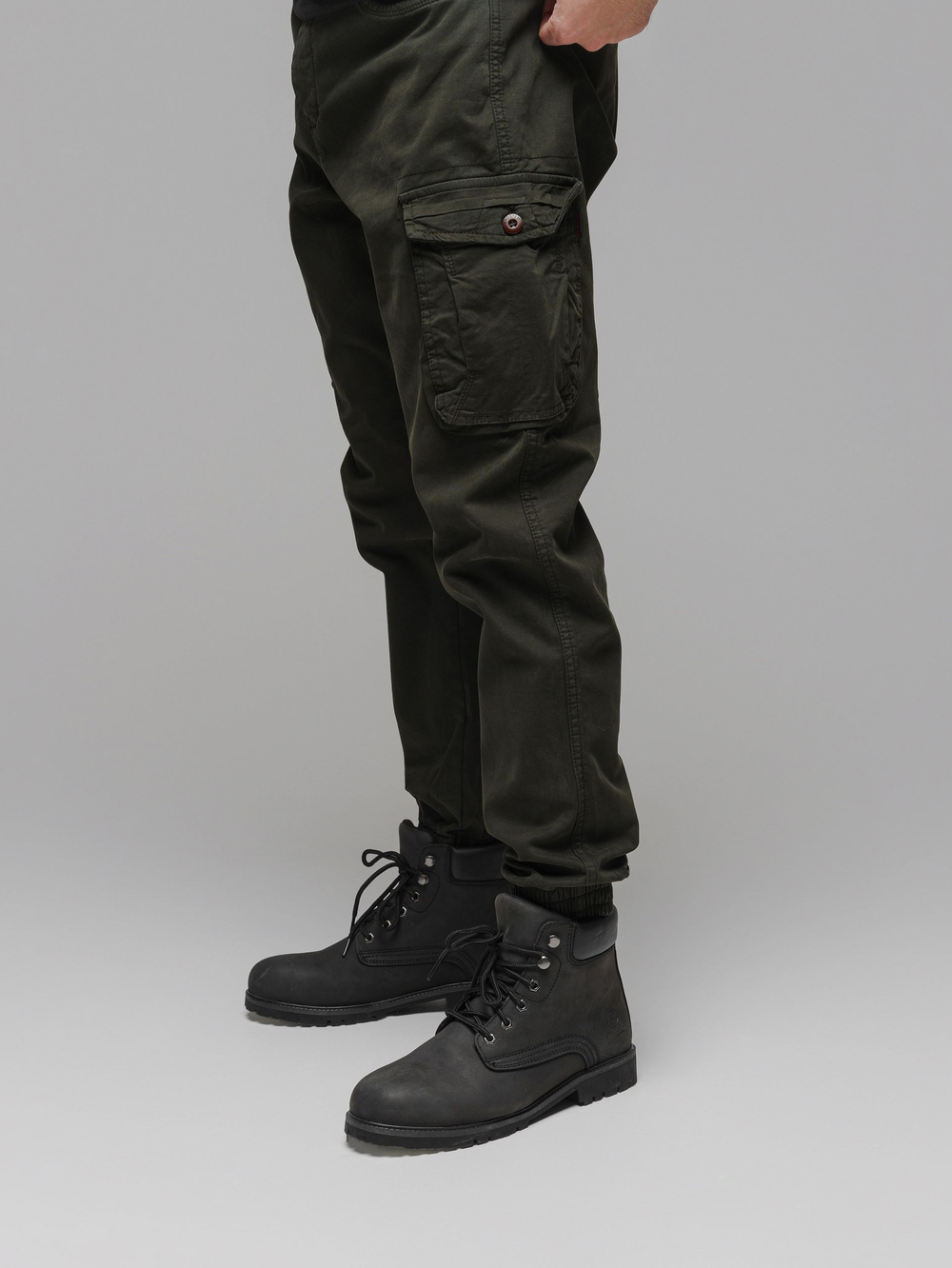 Брюки карго флисовые