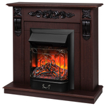 Каминокомплект Real Flame Dominica DN с очагом Majestic Lux Black (без пульта)