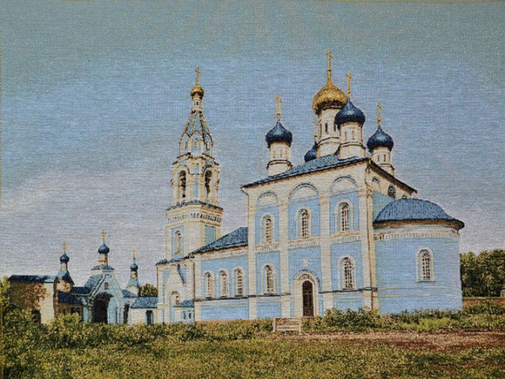 Гобеленовая картина &quot;D. МУЖСКОЙ МОНАСТЫРЬ&quot; в багетной раме, Россия.