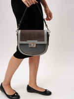 Кожаная сумка Azaro 30585 хром