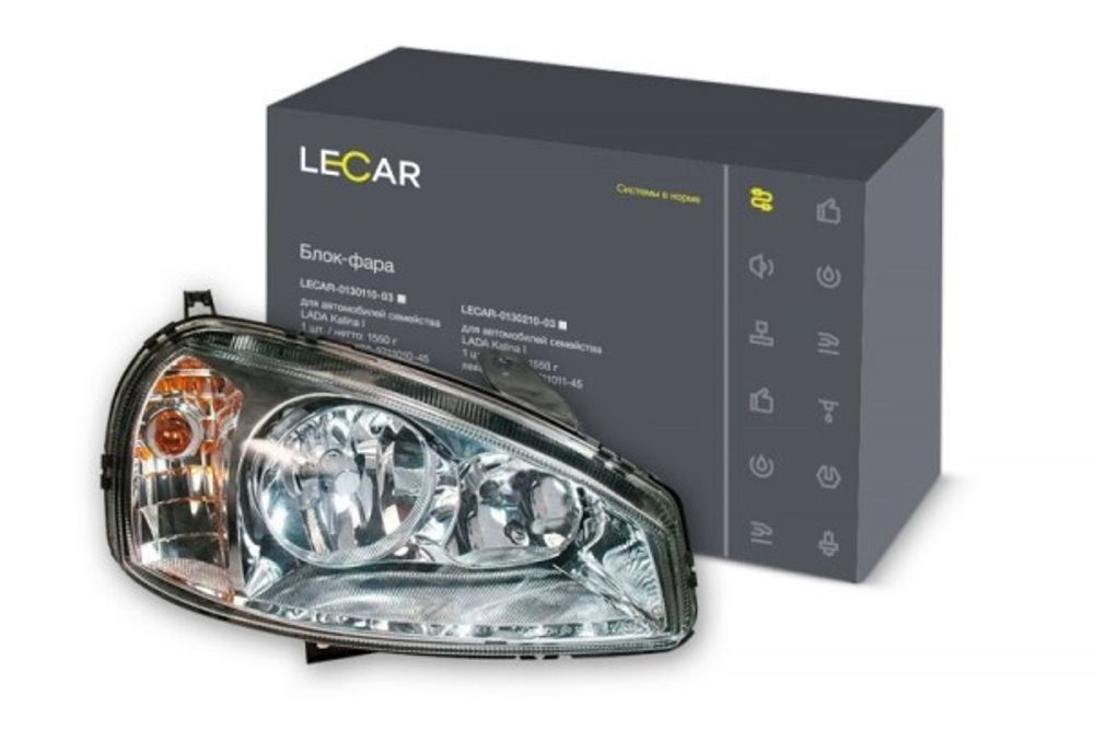 Фара /1118/ правая (LECAR)