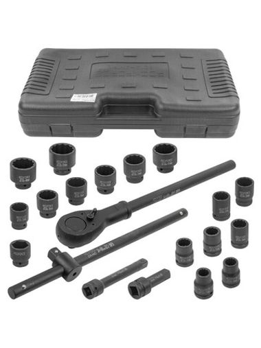 Набор инструментов ударных 21пр.,3/4''(12-гран)(17-50мм),в кейсе RockForce##Rock FORCE RF-6213-9MPB