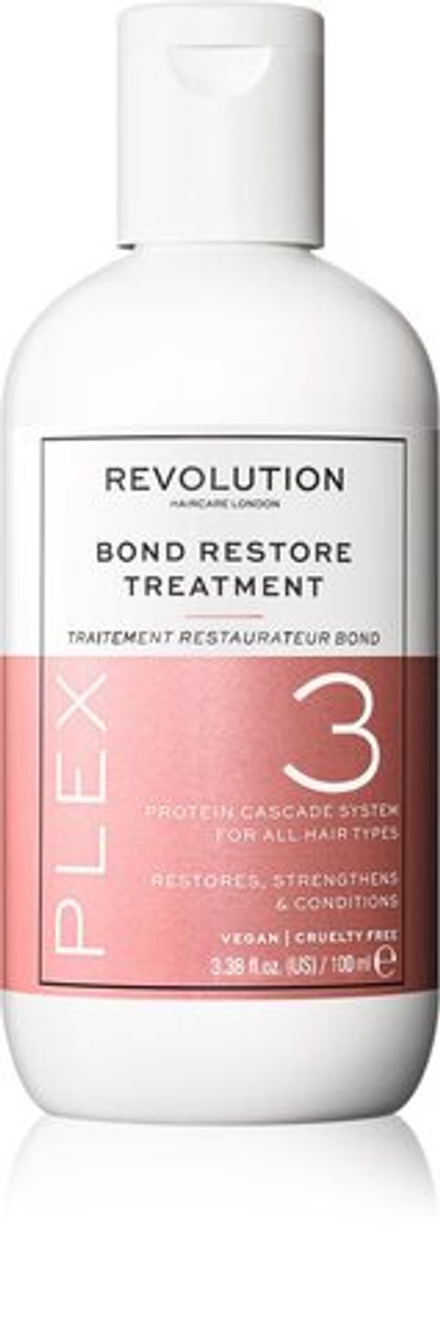 Revolution Haircare Plex No.3 Bond Restore Treatment - интенсивный уход за сухими и поврежденными волосами /   100  ml  / GTIN 5057566454933