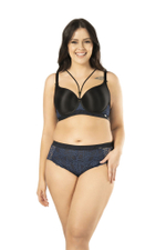 Бюстгальтер Debora с чашками из гибридной пены (Размер: 70E) (Цвет: черный)