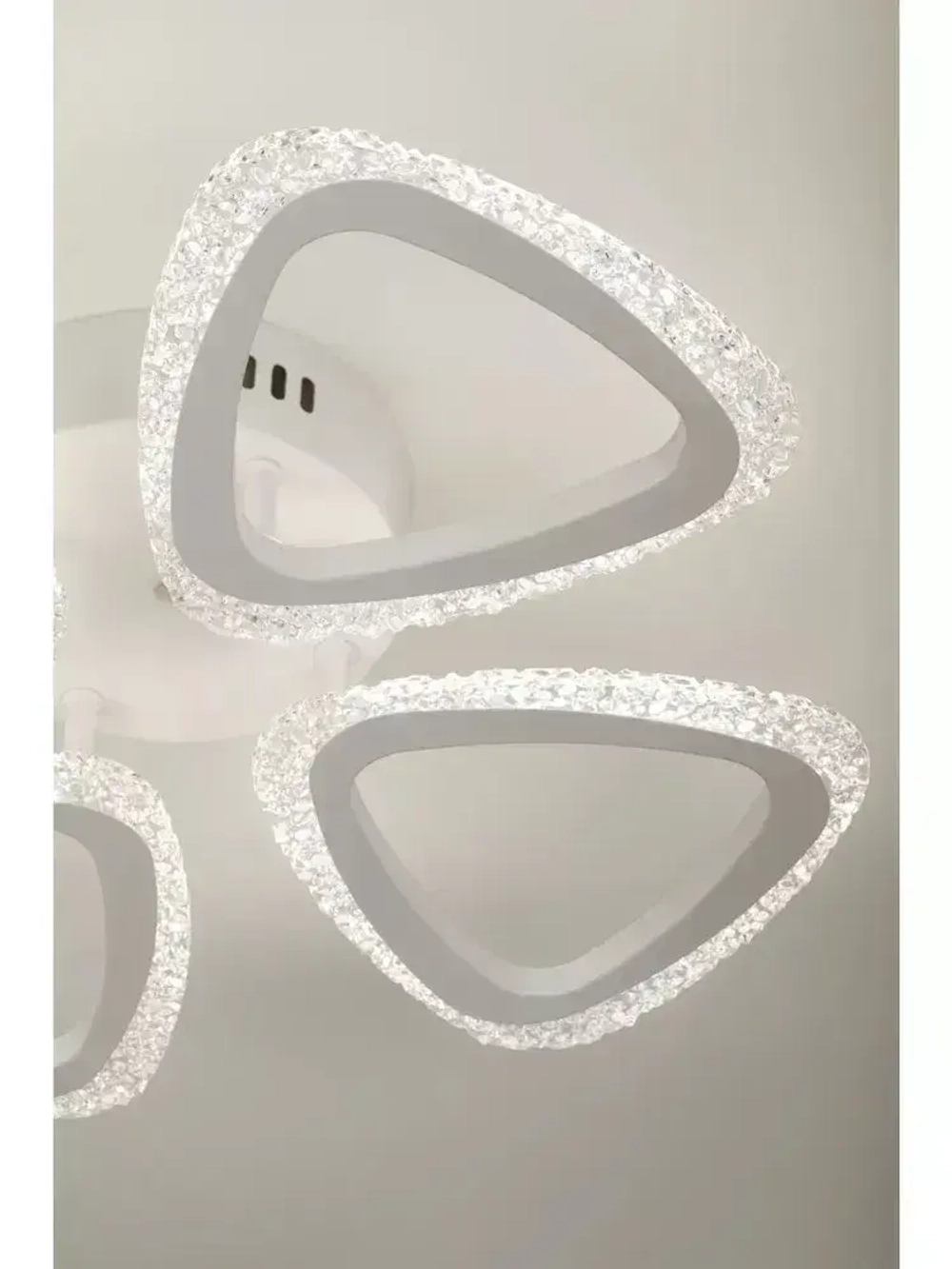 Люстра потолочная светодиодная с пультом ДУ Rivoli белая 64Вт LED 2700-6000К, светильник на кухню, в детскую, в спальню