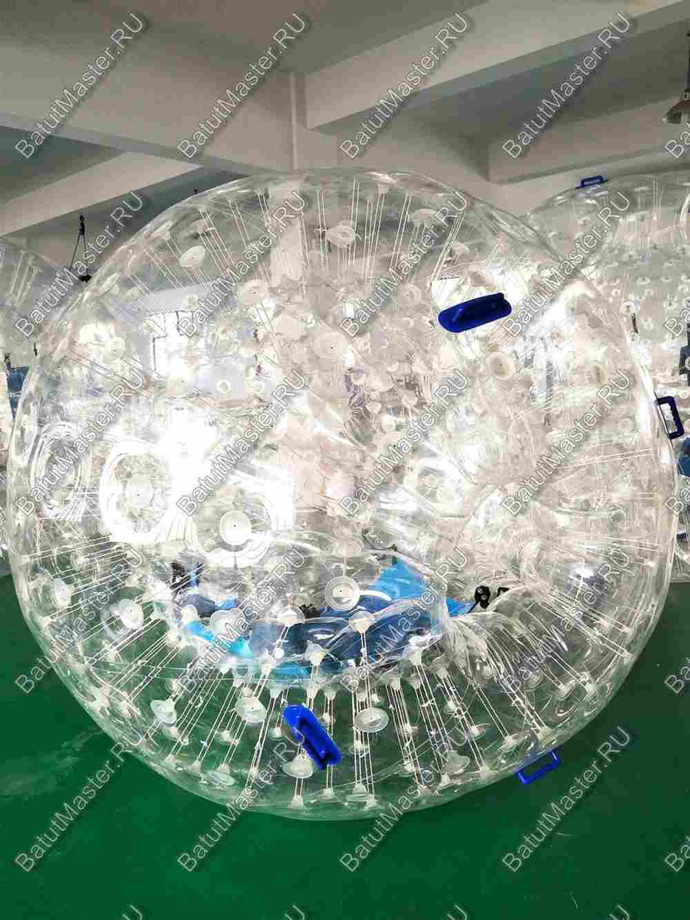 Водный зорб ТПУ "Прозрачный", диаметр 2.2 м
