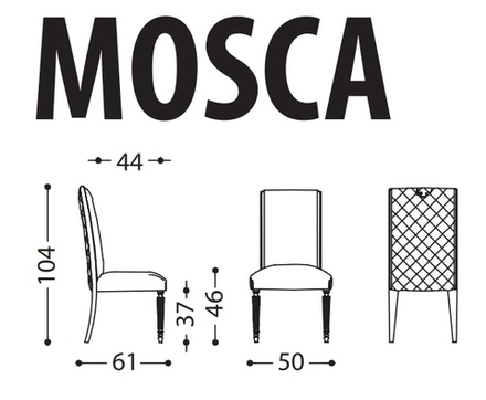 Стул Epoque Neru Италия, отделка - ткань и массив с тонировкой, XXMSC101/40GU5990