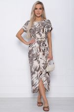 Платье Небесная симфония (бежевое, зебра) П10800 LT Collection (Акция)