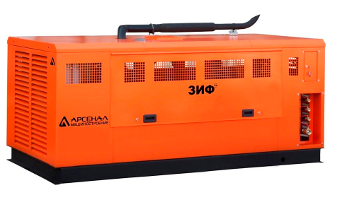 Передвижной дизельный компрессор зиф-пв-26/0,7