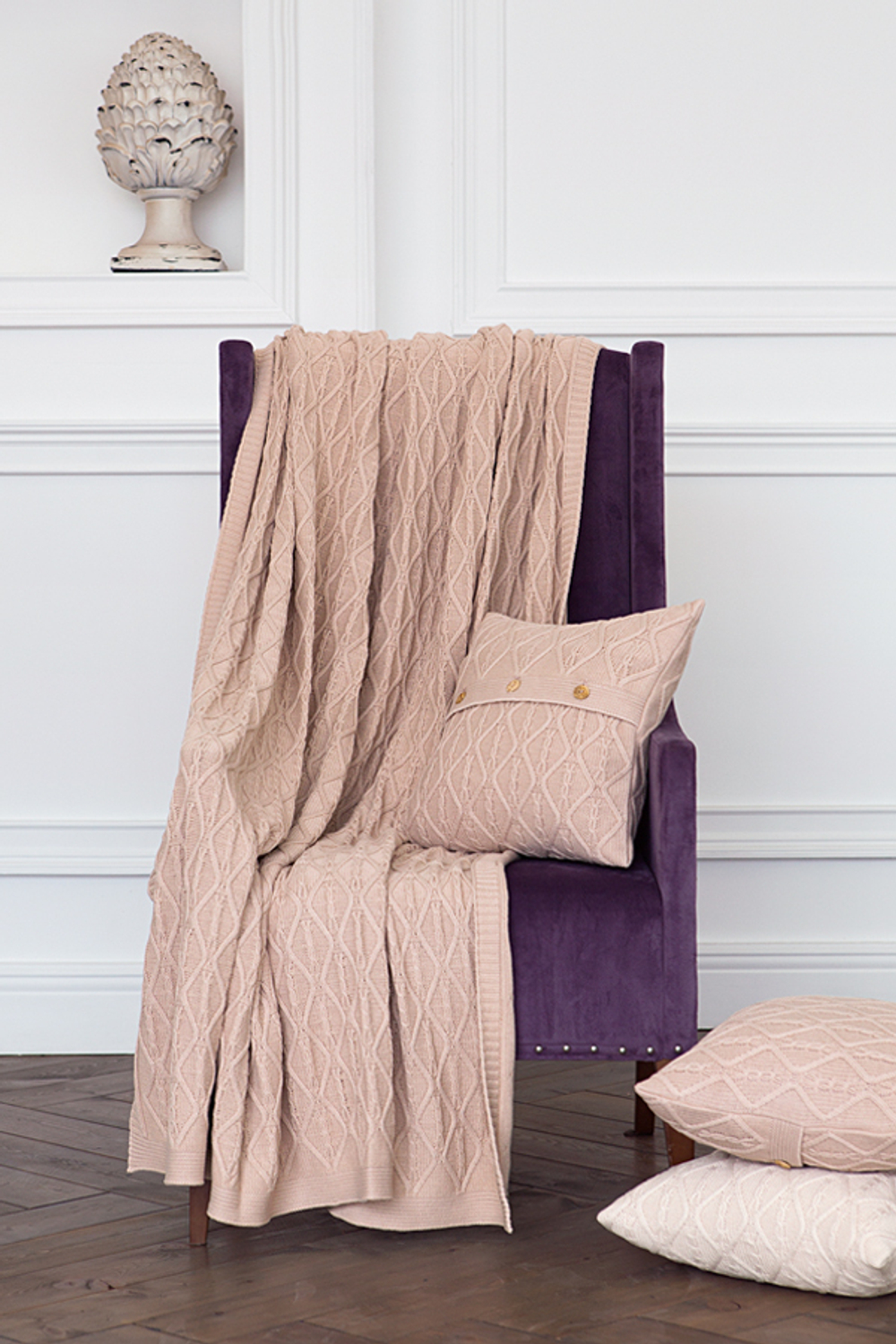 Плед 150x200 Luxberry Lux 46 розовая глина фото