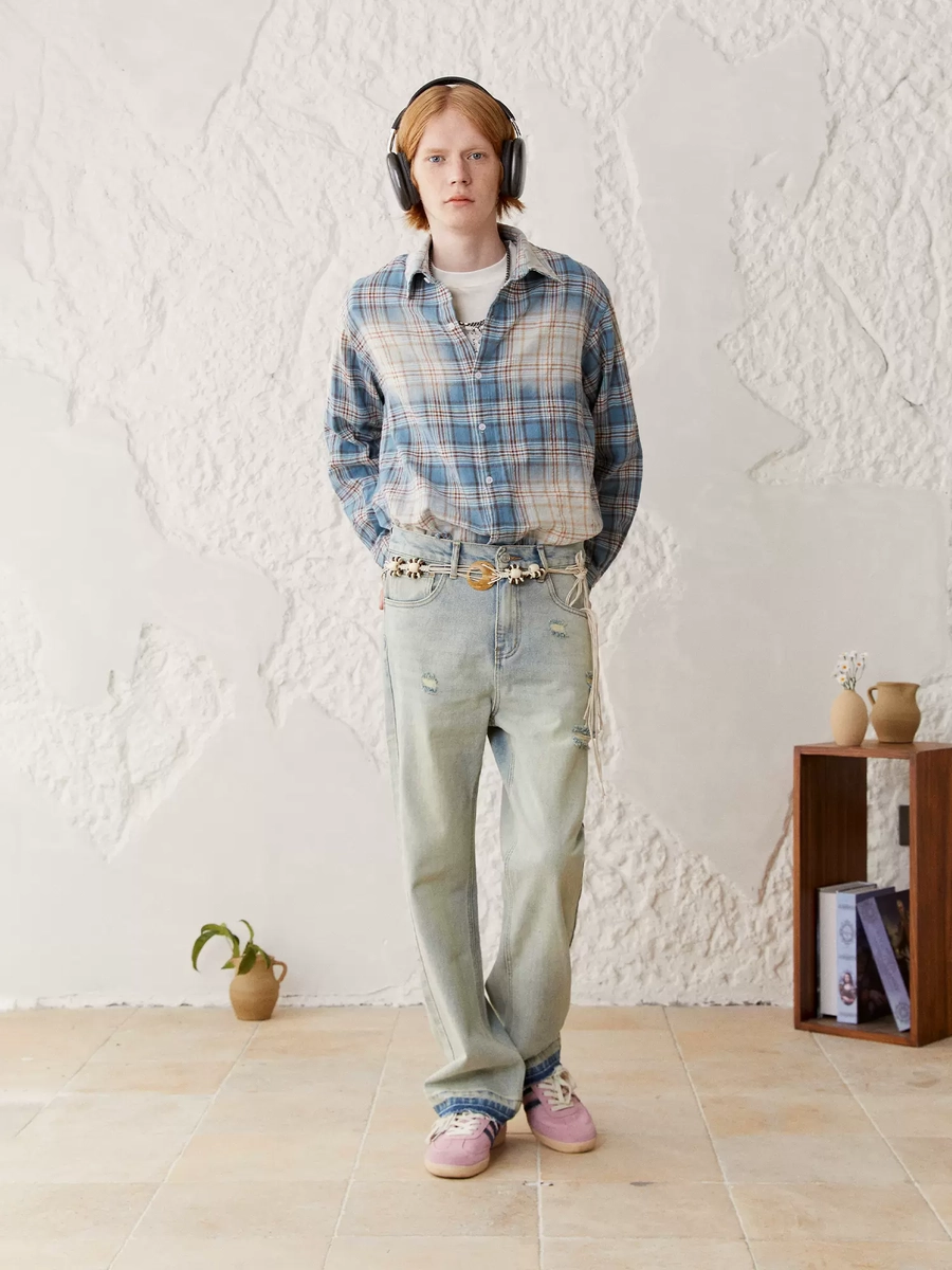 Рубашка KREATE Washed Flanel Shirt