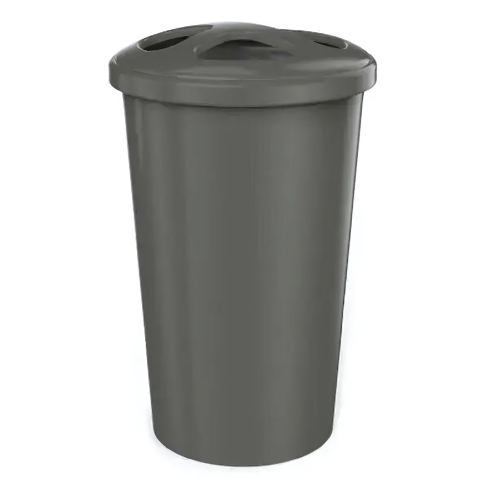 СТАКАН ДЛЯ ЗУБНЫХ ЩЕТОК SCANDI 83х122ММ, 0,4Л (Серый)