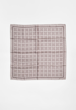 Шелковый платок Qarlygash&Qyzgaldaq GREY 90х90