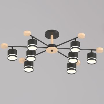 78730-0.3-08 GX53 BK+WOOD светильник потолочный