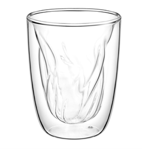 Набор кружек 2шт*250 мл, термостойкое стекло, двойные стенки, P.L.