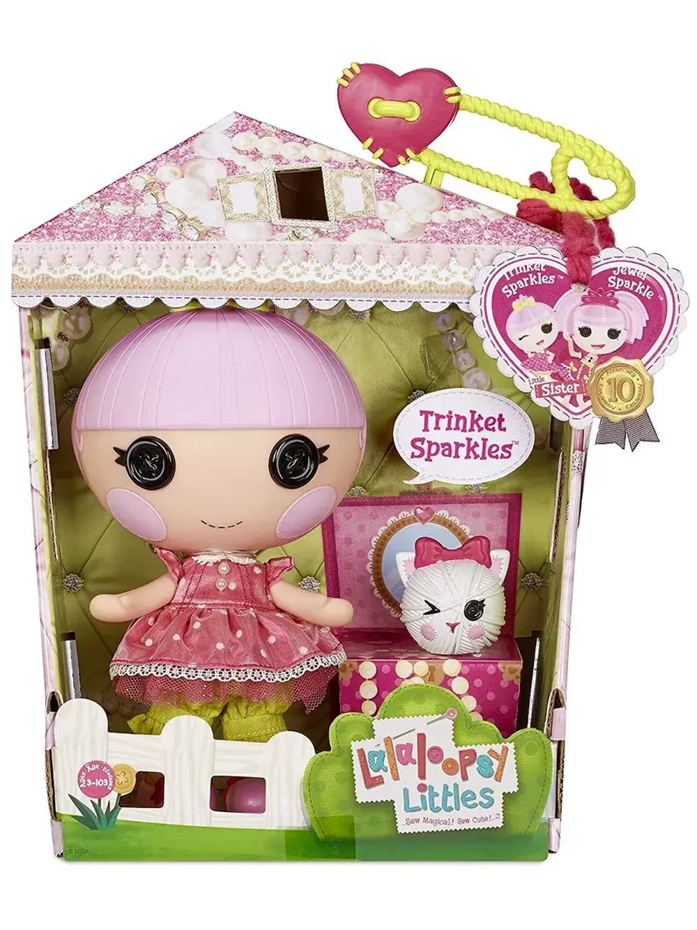 Кукла Лалалупси Trinket Sparkles и клубок кошечка 577188