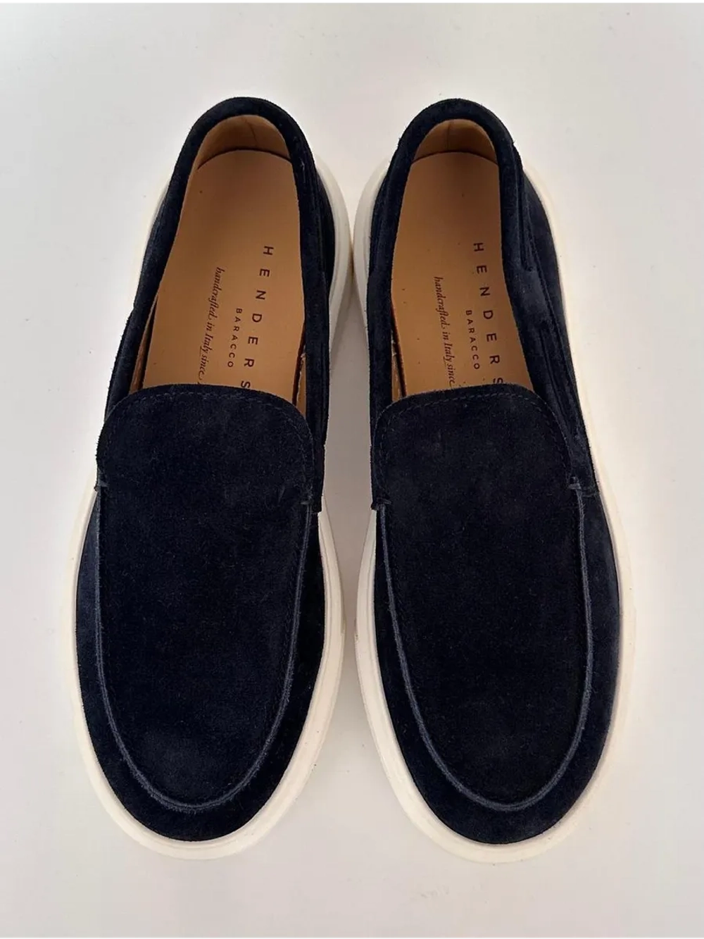 Лоферы синие