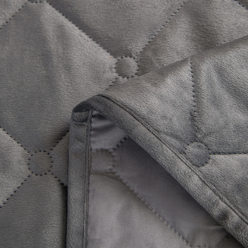 Велюровое покрывало ромб OVF043