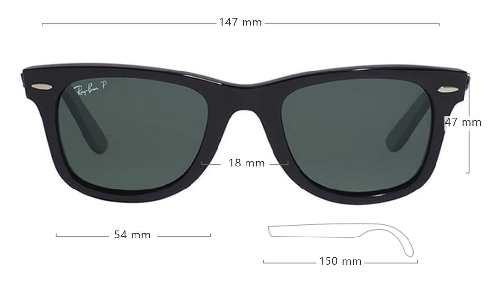 Ray Ban Wayfarer RB 2140 901/32 / 54