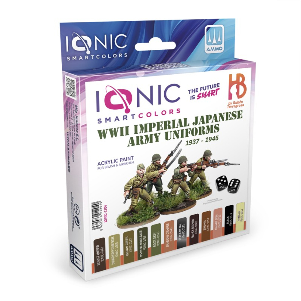 IONIC Colors WWII Imperial Japanese Army Uniforms 1937- 1945