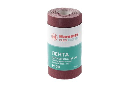 Лента шлифовальная в рулоне HAMMER Flex 216-014