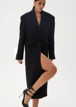 Пальто Топ, Черный