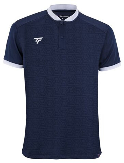 Детская теннисная футболка Tecnifibre Team Mesh Polo - Blue