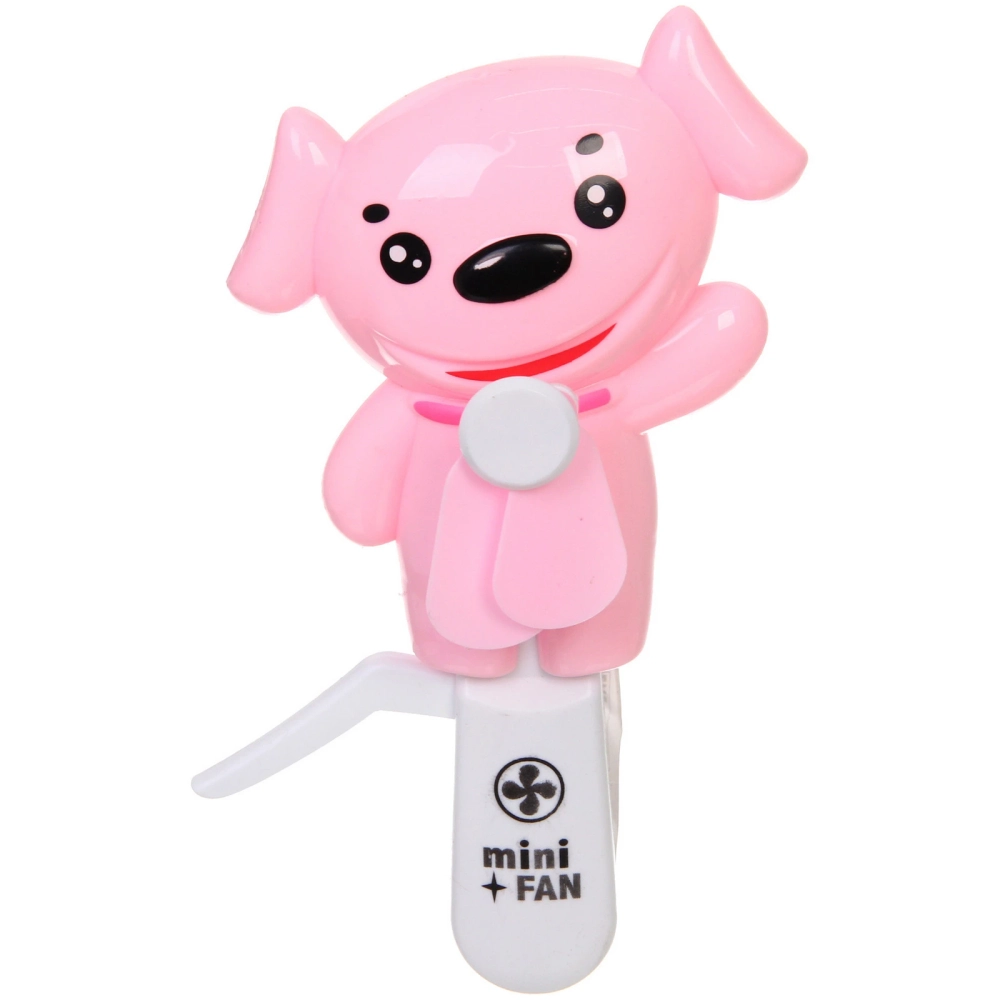 Вентилятор «Радостный пёсик» 17 см, микс