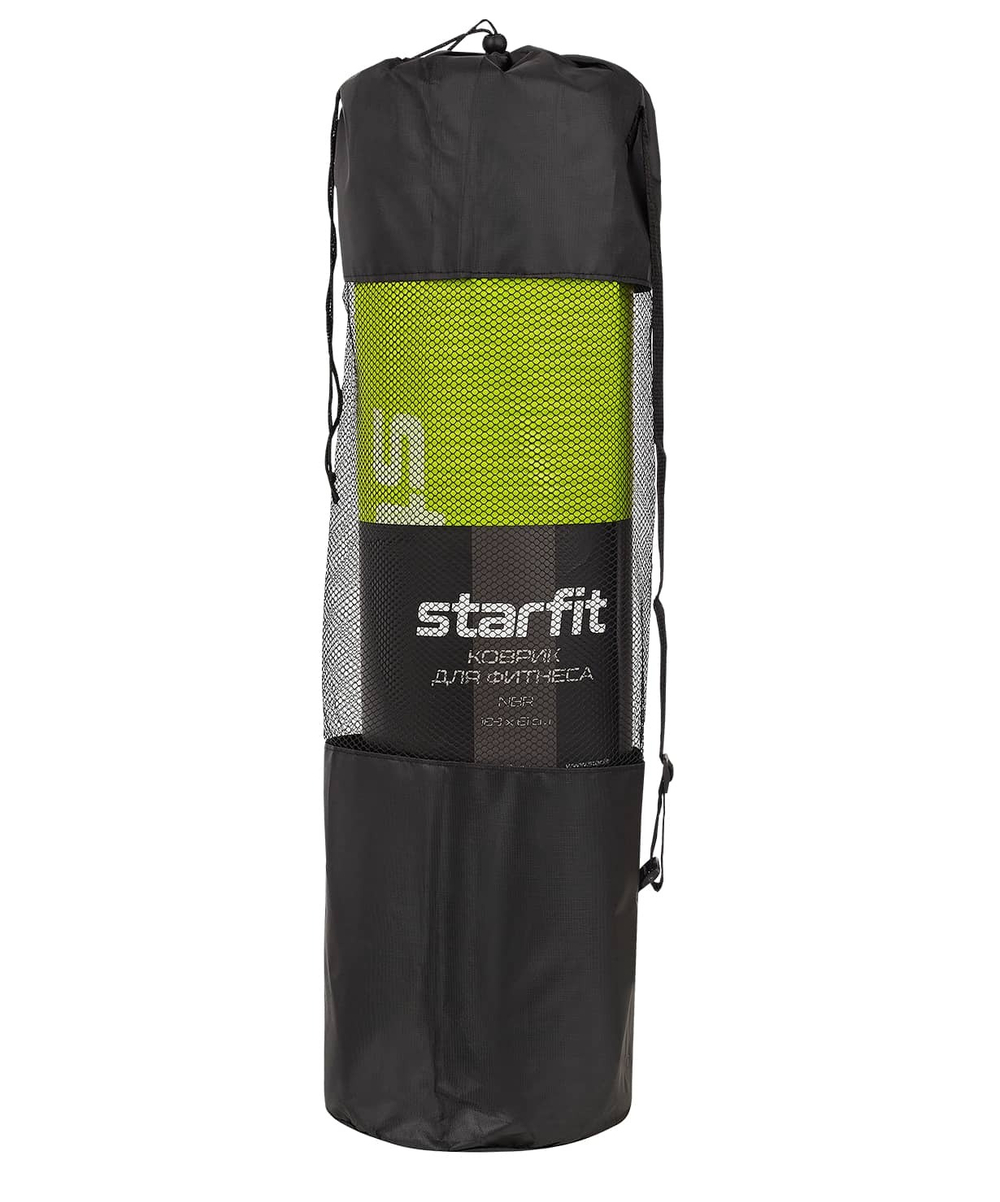 Коврик для йоги и фитнеса STARFIT FM-301 NBR, 1,0 см, 183x61 см