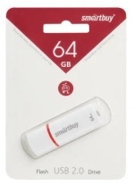 Флешка 64-GB SMART-BUY Crown белый