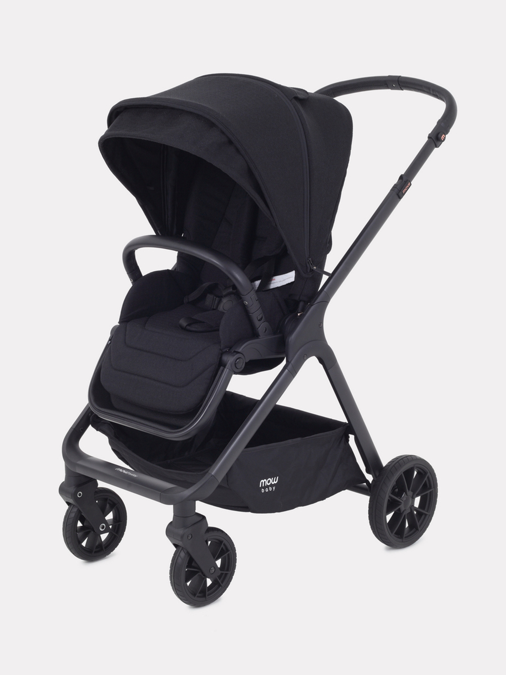 Коляска детская MOWBaby "MOVE" MB401 2 в1 Black