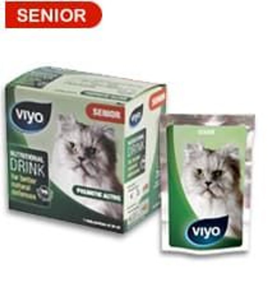 VIYO Cat Senior пребиотический напиток для пожилых кошек 7х30 мл